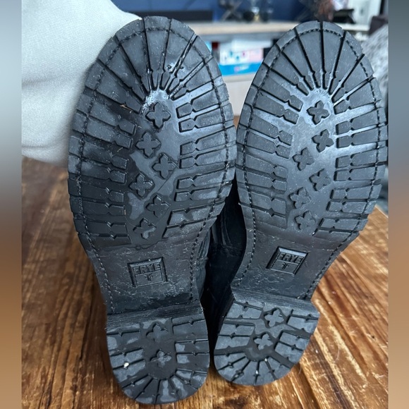 FRYE Black Engineering Sheep Lined 14” Rubber Boot - Picture 7 of 7